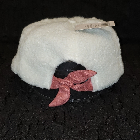 Adjustable Girls Faux Wool Fuzzy Baseball Cap Hat - Picture 3 of 13